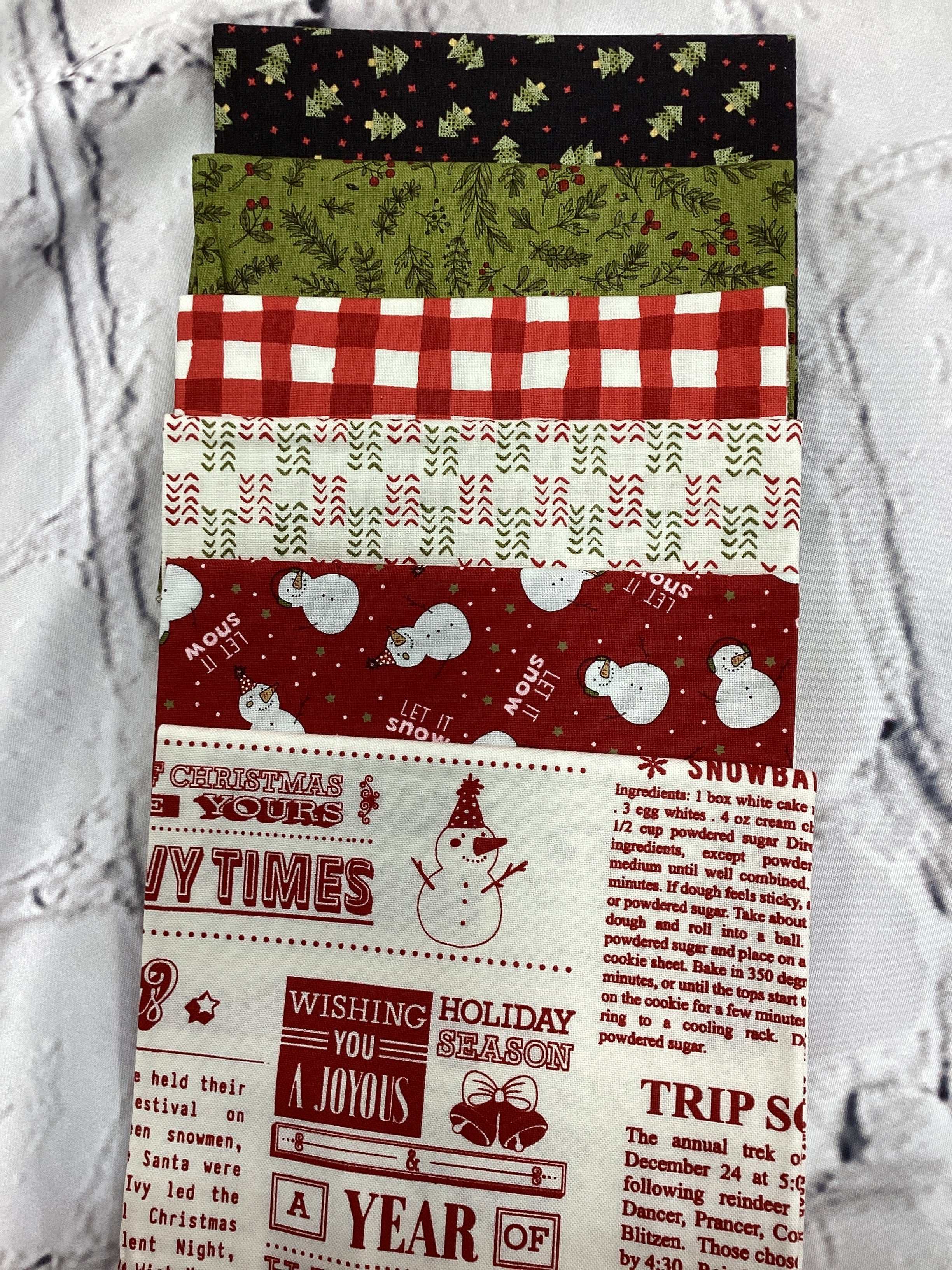 M50 Starry Night fabric bundle with holiday-themed prints curated by Bella Rose Quilts