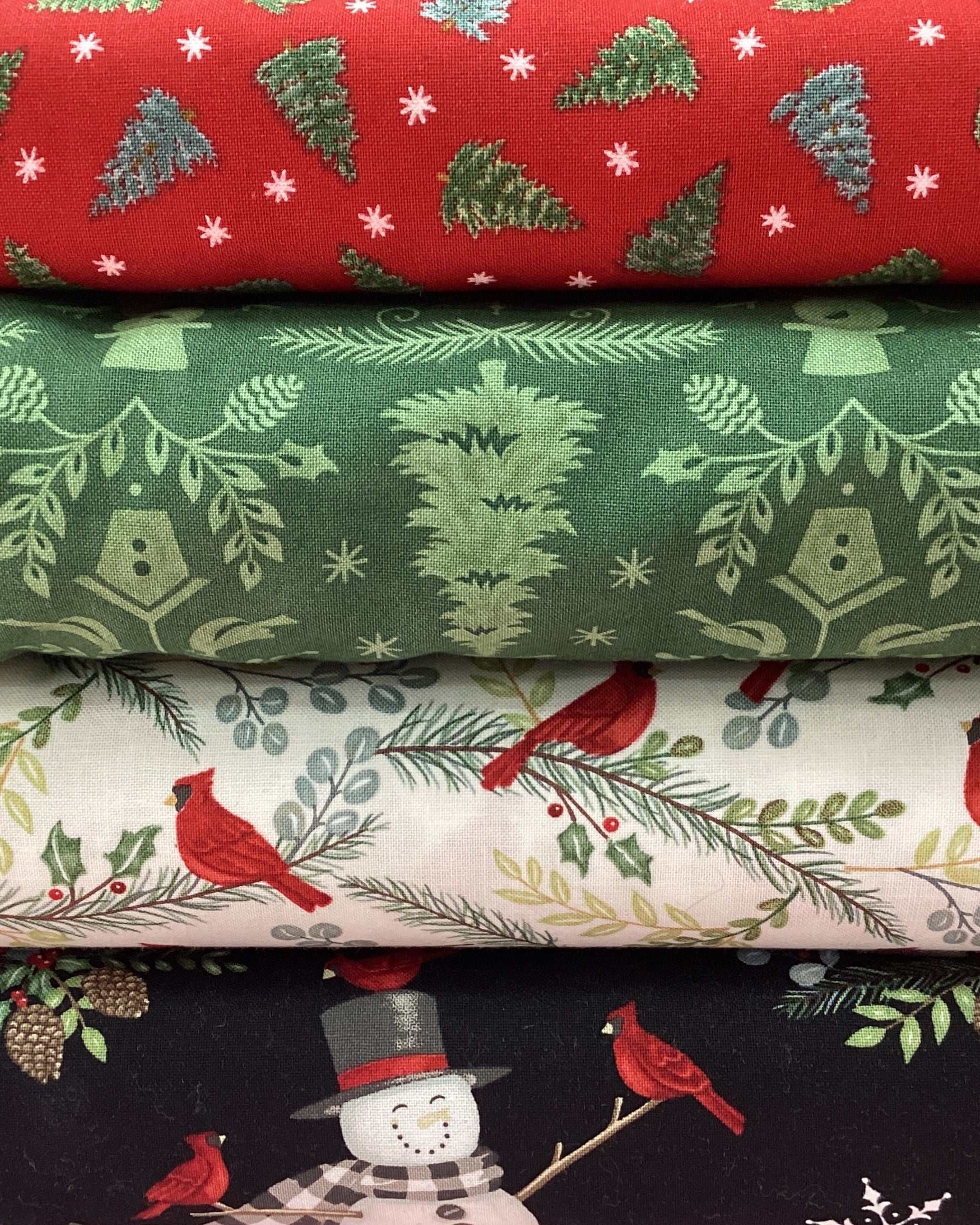 4 Yard Quilt Bundle fabric bundle with Bella Rose Quilts patterns and double-fold binding fabric