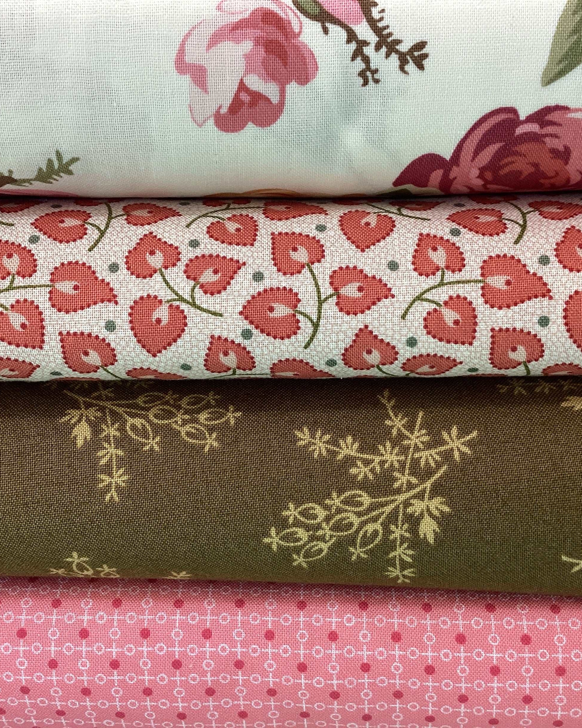 4 Yard Quilt Bundle featuring Bella Rose Quilts fabric for double-fold binding