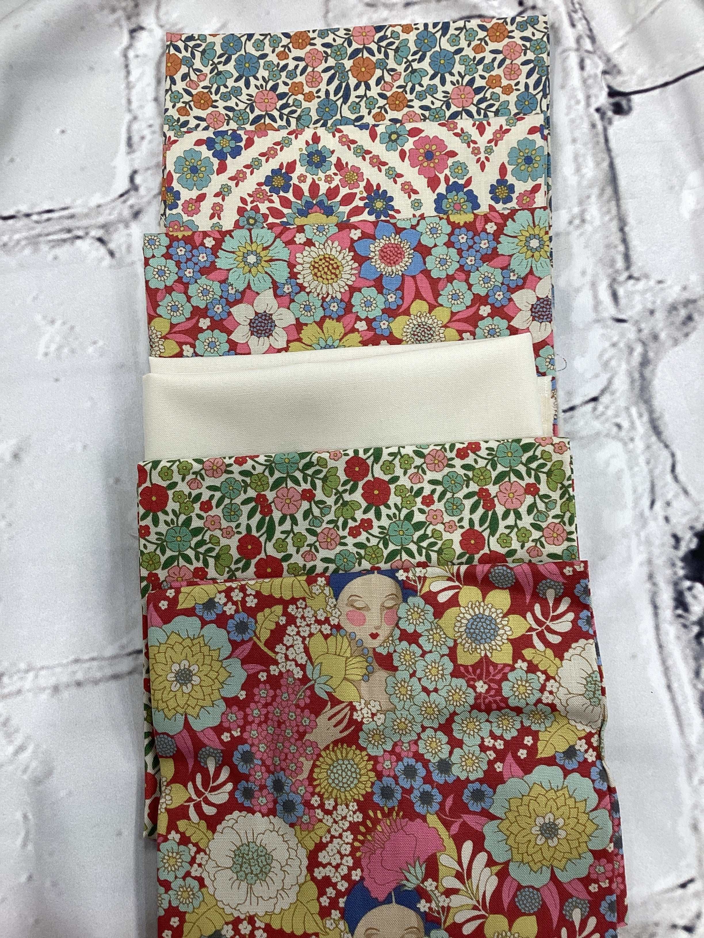 M50 Starry Night Bundle floral fabric pieces curated by Bella Rose Quilts