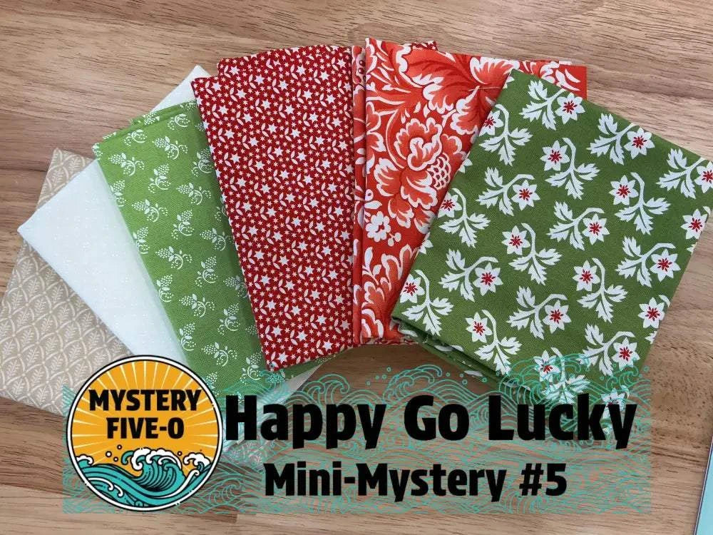 M50 Happy Go Lucky quilt fabric quarter-yard bundle curated by Bella Rose Quilts