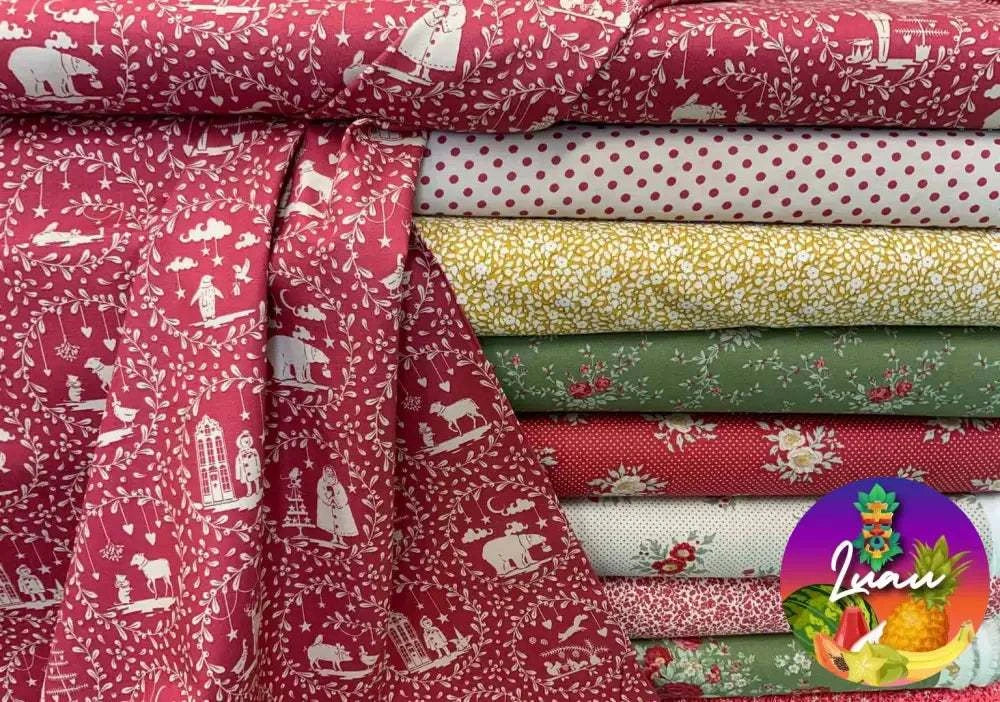 M50 Luau Kit 13 TILDA Merry Christmas M50-LUAU-013 Curated by Bella Rose Quilts Kit