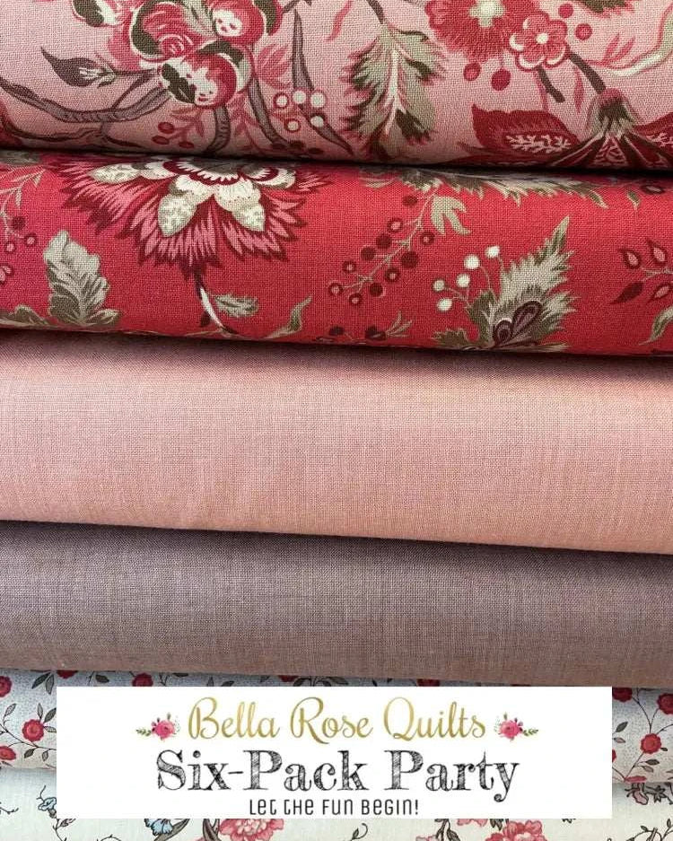 Six-Pack Party Bundle six half-yard fabric cuts for quilting projects