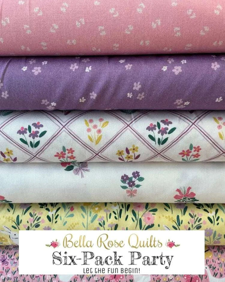 Six half-yard cuts fabric bundle for quilting Six-Pack Party Bundle backroads design