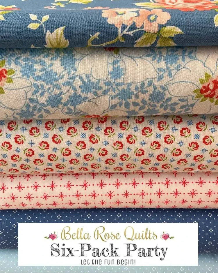 Six-Pack Party Bundle six half-yard fabric cuts for quilting projects