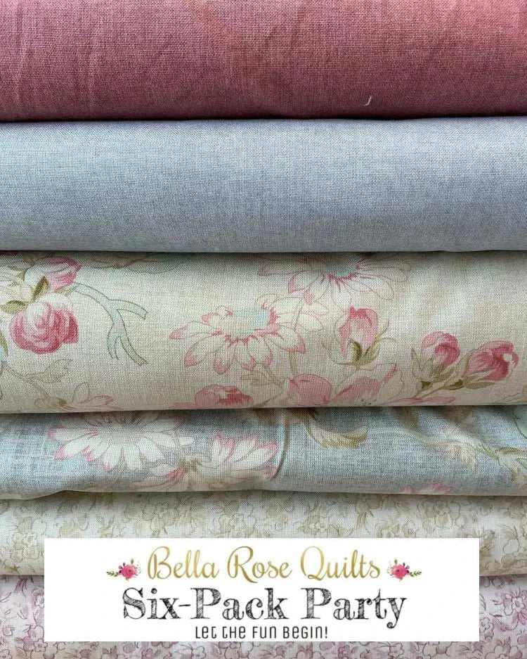 Six-Pack Party Bundle six half-yard fabric cuts for quilting projects