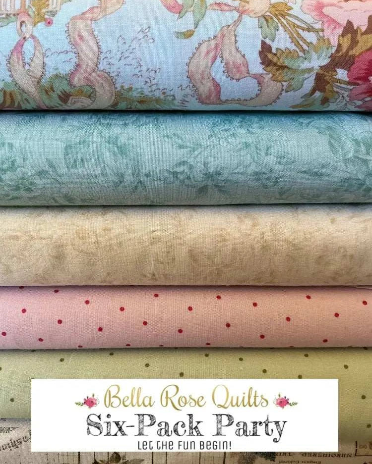 Six-Pack Party Bundle six half-yard fabric cuts for quilting projects