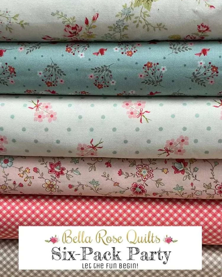 Six-Pack Party Bundle six half-yard fabric cuts for quilt making
