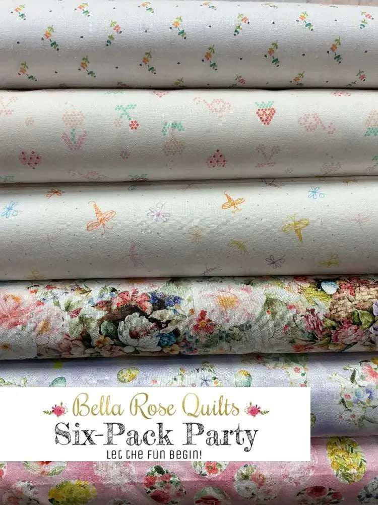Six-Pack Party Bundle six half-yard fabric cuts for quilt making