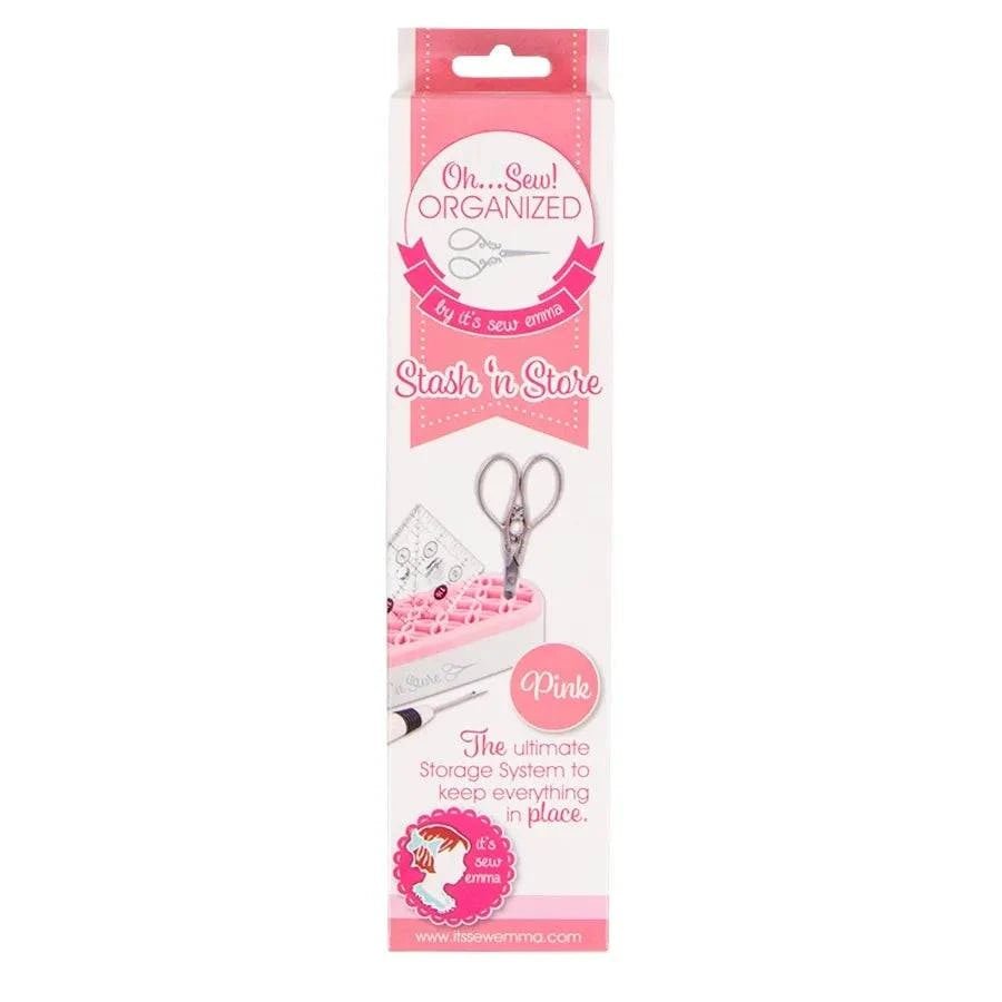 Oh...Sew! Organized Stash 'n Store pink sewing storage system 1.5" x 2" x 8.25"