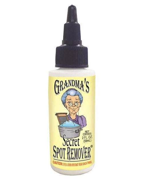 Grandma's Secret Spot Remover 2oz bottle for removing various stains on fabrics, carpets, and leather