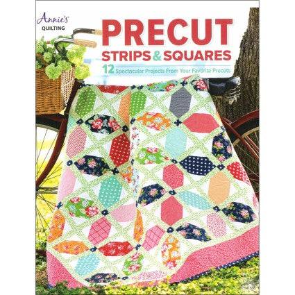 Precut strips and squares quilt patterns for beginner and confident beginner lap quilts