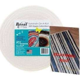 Bosal Jelly Roll Batting 50-yard cotton wadding roll for jelly roll rugs