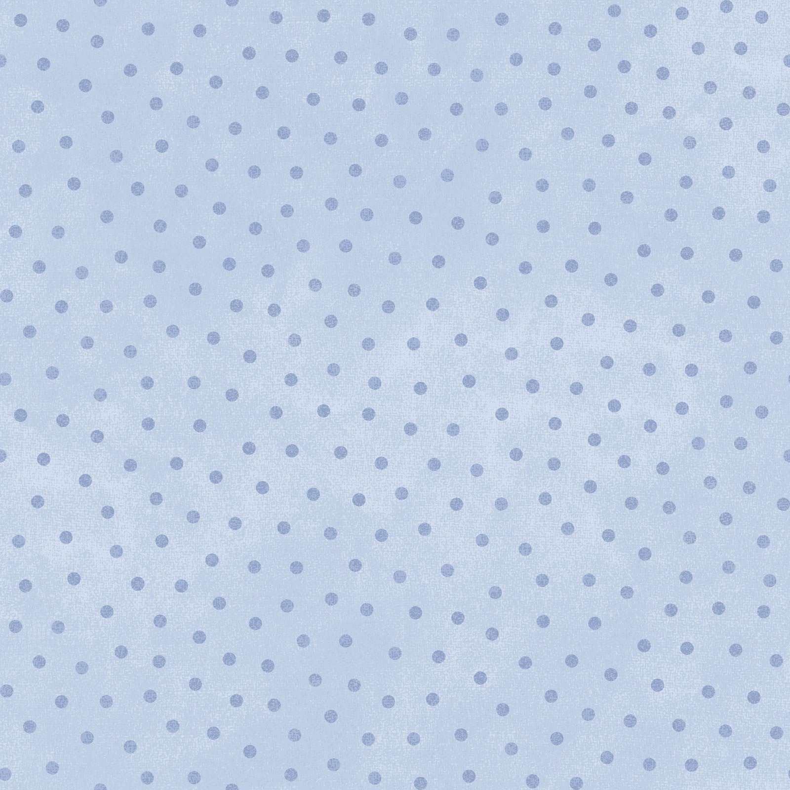 Little Lambies Woolies Flannel blue fabric with polka dots by Bonnie Sullivan