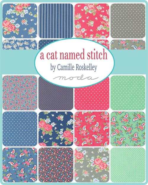A Cat Named Stitch by Camille Roskelley of Thimble Blossom for Moda Fabrics