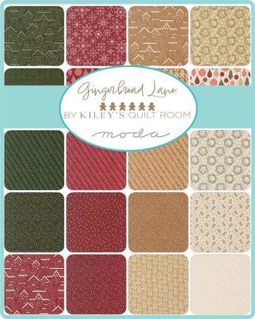 Gingerbread Lane by Kiley Ferons of Kiley's Quilt Room for Moda Fabrics