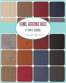 Flannel Gatherings Basics by Primitive Gatherings for Moda Fabrics - Coming August 2026