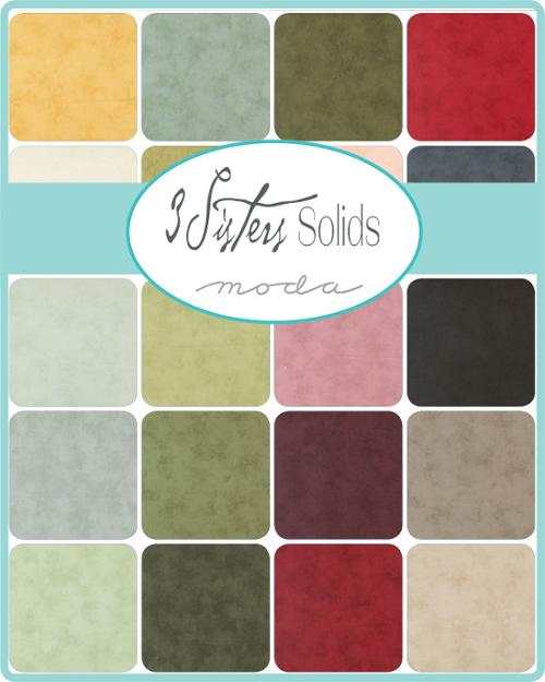 3 Sisters Solids for Moda Fabrics - Coming July 2026