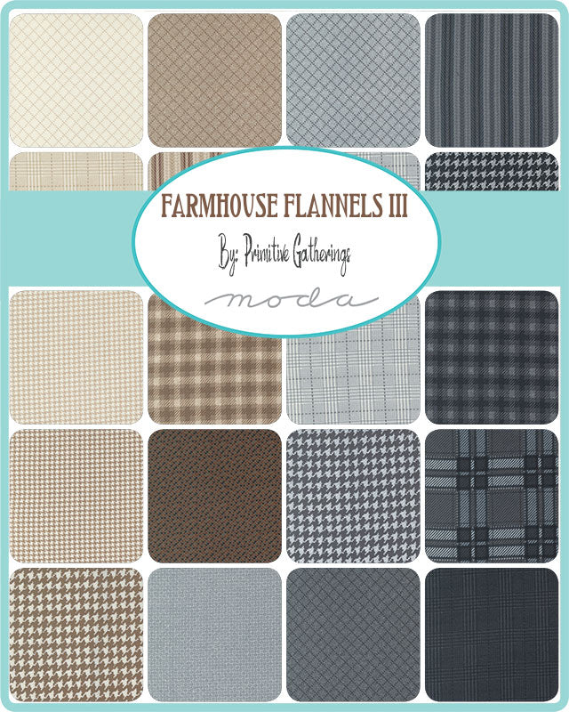 *NEW* Farmhouse Flannels III by Primitive Gatherings for Moda Fabrics