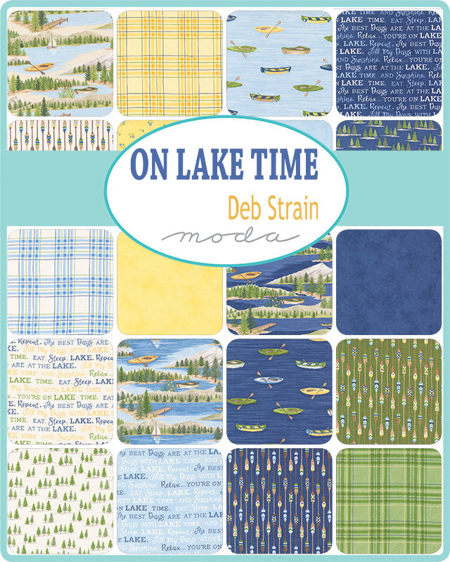 On Lake Time Charm Pack by Deb Strain for Moda Fabrics