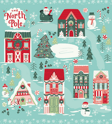 The North Pole Flannel Collection by My Mind's Eye for Riley Blake Designs