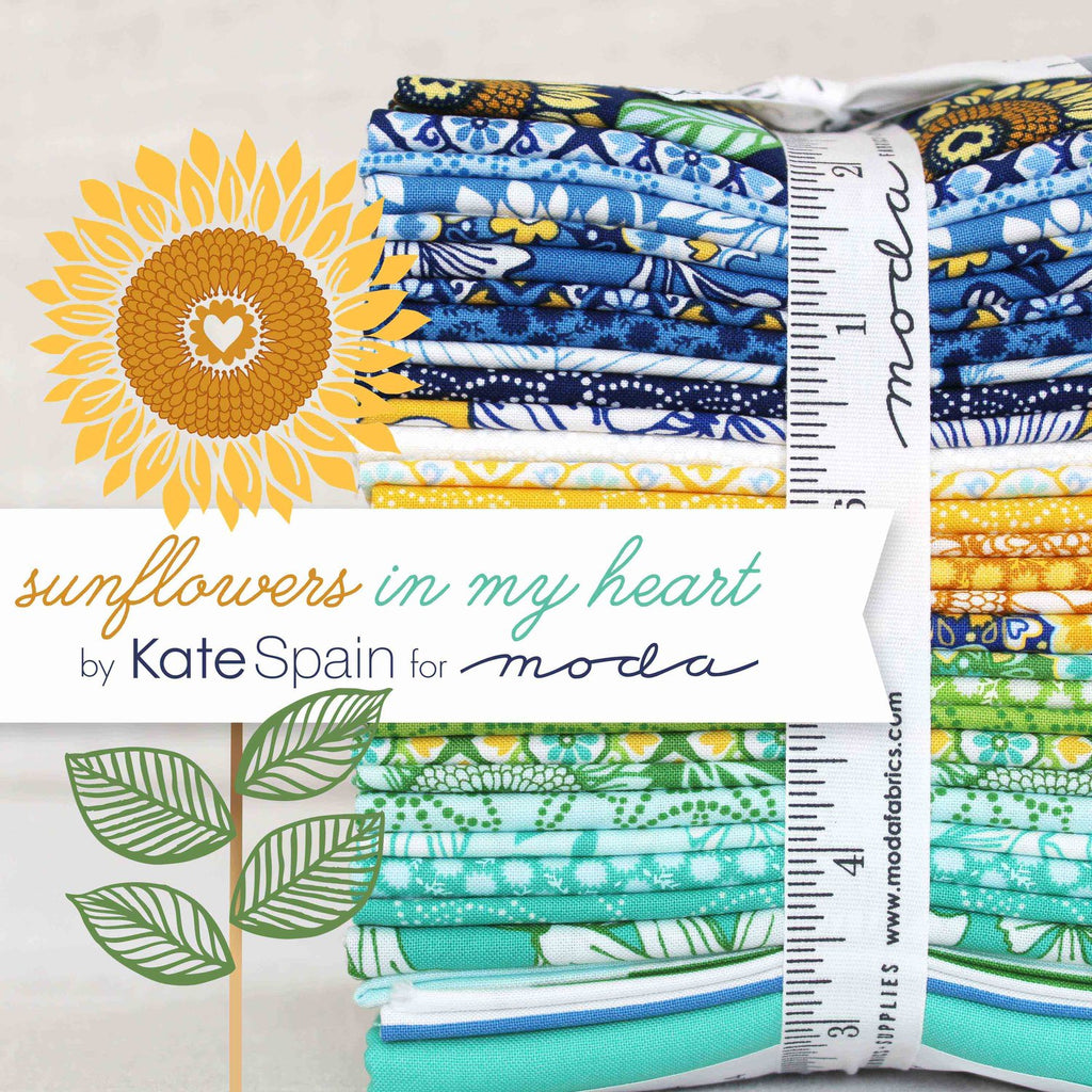 Sunflowers in My Heart by Kate Spain for Moda