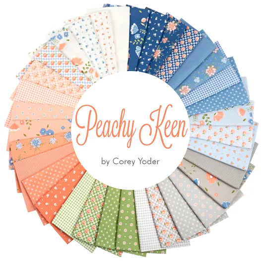 Peachy Keen by Corey Yoder of Coriander Quilts for Moda Fabrics