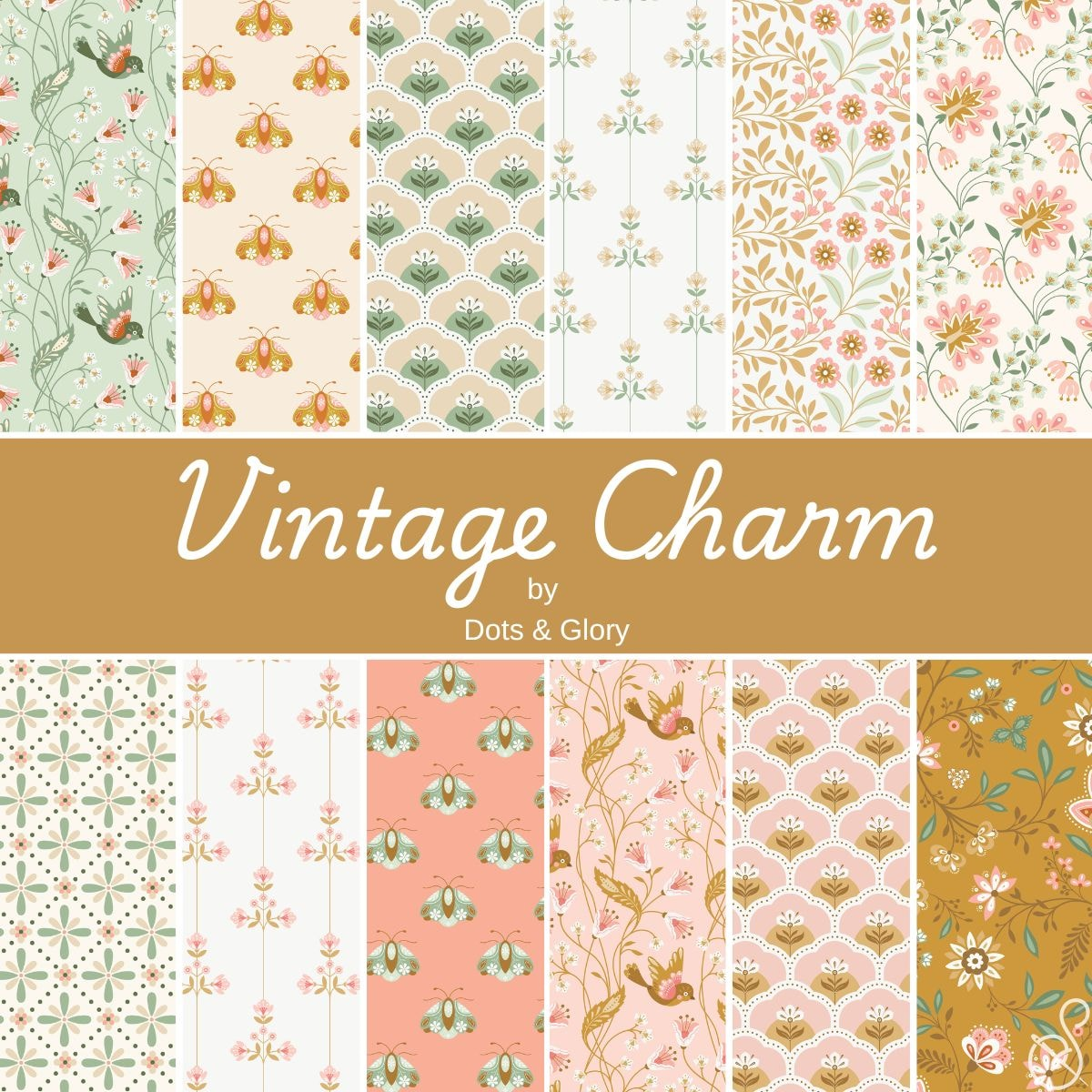 Vintage Charm By Dots & Glory for Cloud9 Fabrics