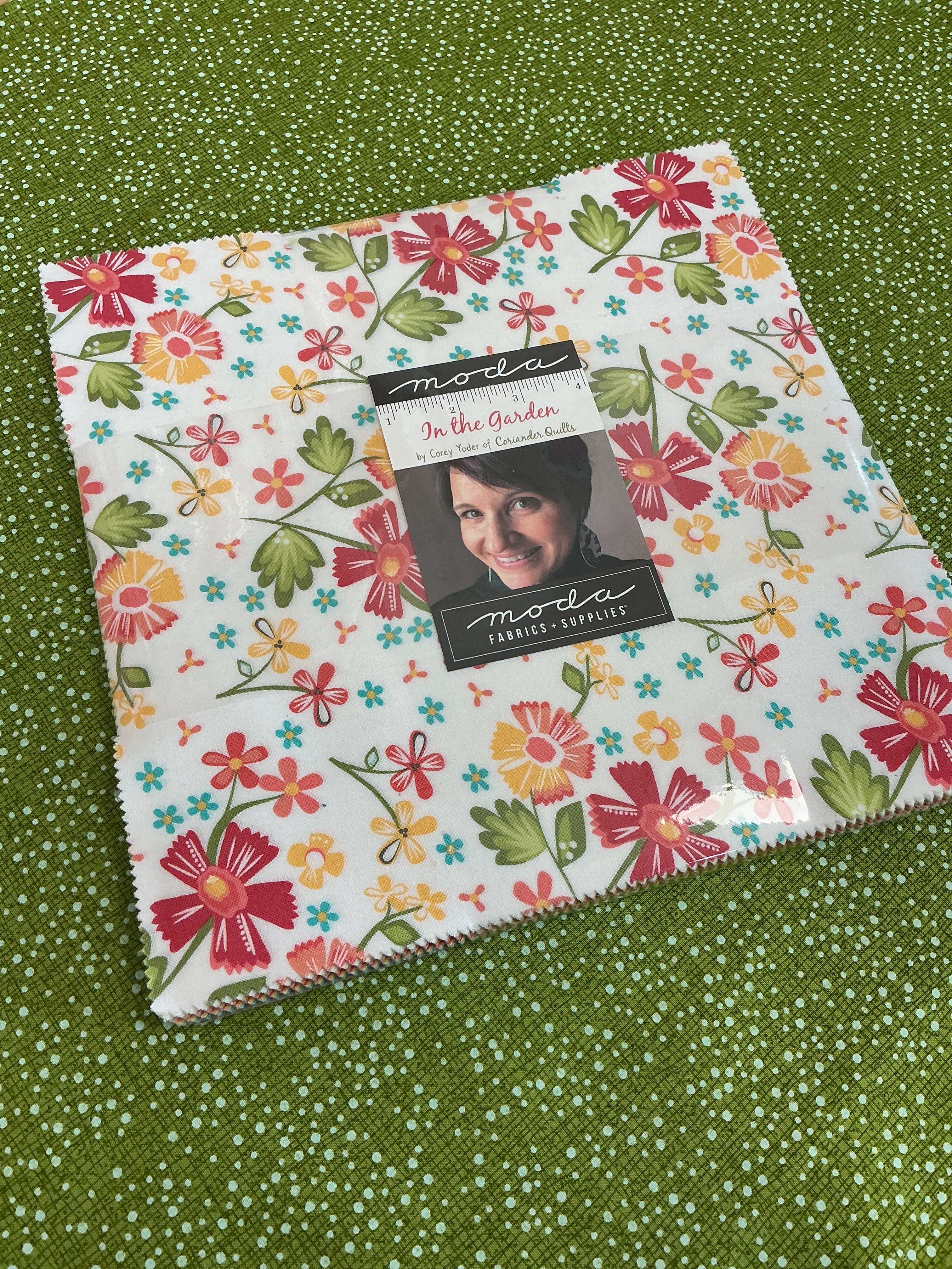 Frida Lap Size Quilt Kit with fabrics, digital pattern, and accent for sewing lap quilt