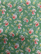 Stack of colorful 5-yard fabric cuts on sale