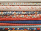 M50 Surf's Up Bundle-1 with 10 coordinated surf-themed fabrics for Hang Ten and Riptide quilt options