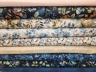 M50 Surf's Up Bundle fabric kit with 10 coordinating fabrics for Hang Ten and Riptide quilts