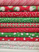 Surf’s Up Bundle quilting fabrics with two quilt options Hang Ten and Riptide