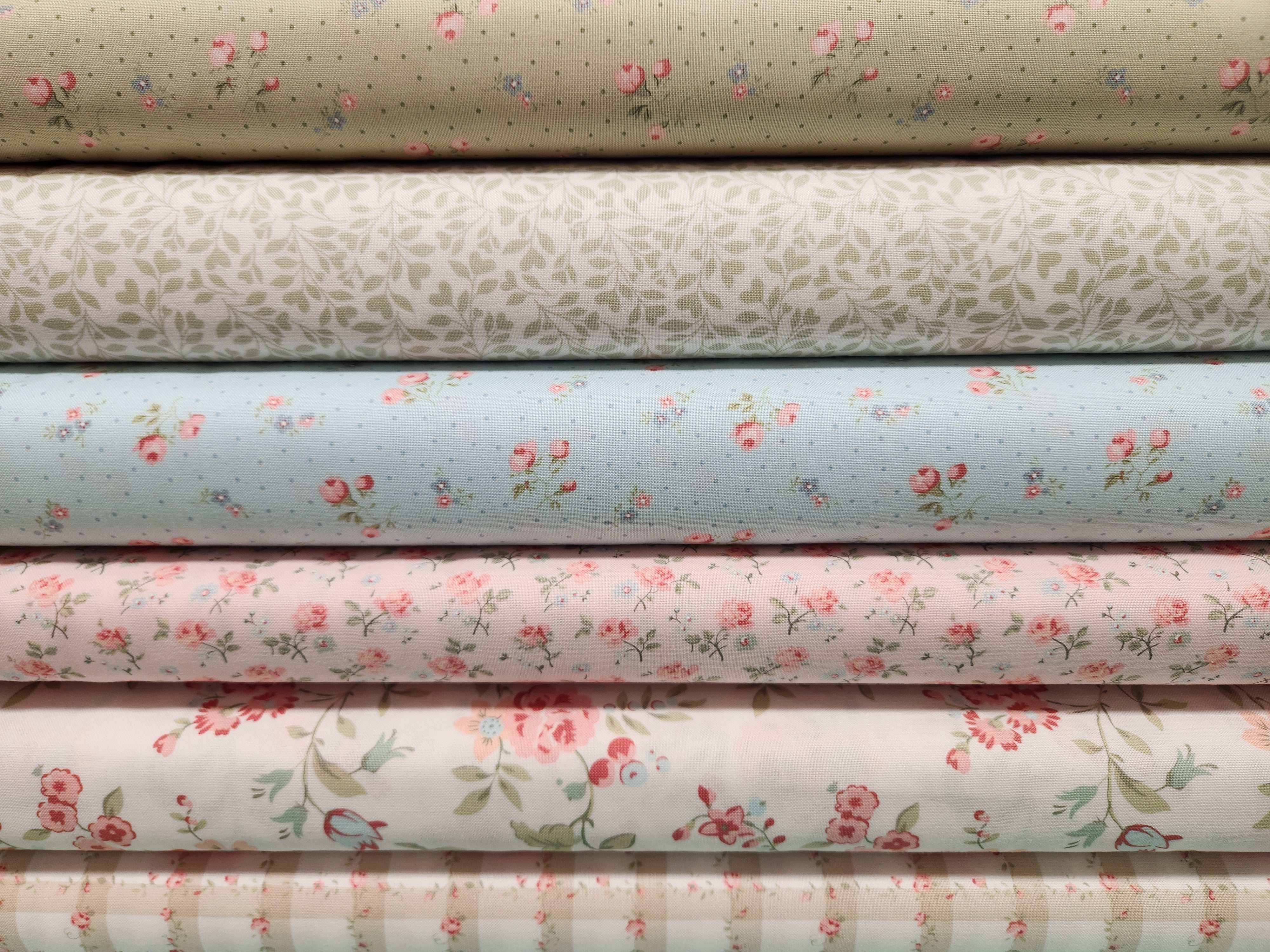 Six-Pack Party Bundle County Courthouses fabric cuts for quilting projects