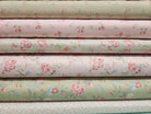 Six colorful fabric half-yard cuts from Six-Pack Party Bundle for quilting projects