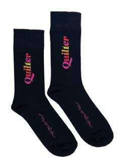 Moda Quilter Socks one size fits most cotton nylon spandex blend