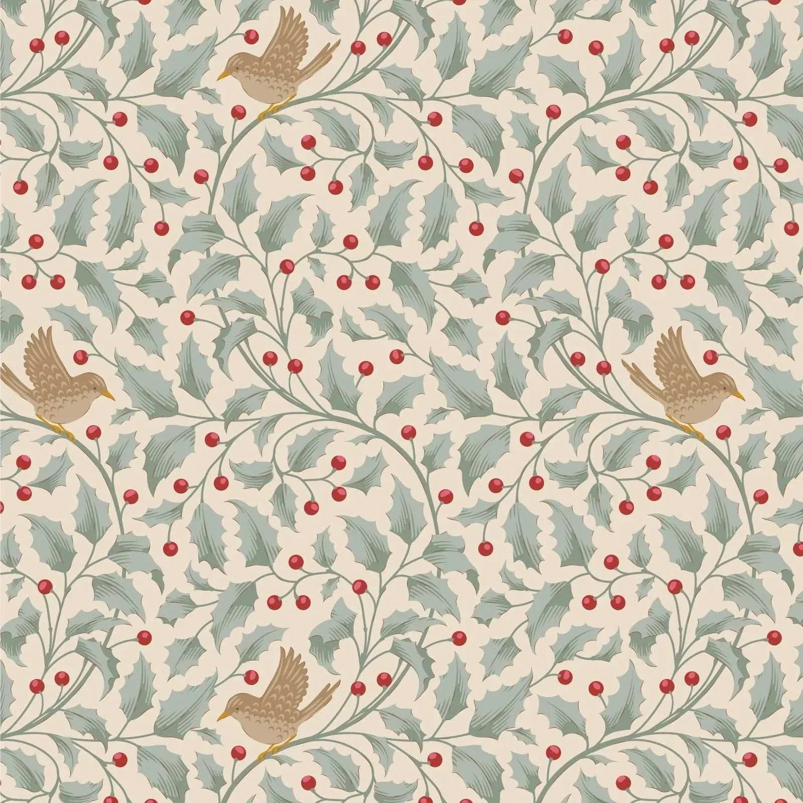 Merry Little Christmas Holly Duckegg fabric by TILDA with vintage Nordic design