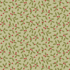 Mistletoe Pistachio fabric from TILDA's Merry Little Christmas collection with vintage Nordic design