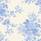 Something Blue by TILDA Carol pale blue cream fabric pattern for quilting and crafts