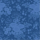 Something Blue Isolde Tonal Night fabric by TILDA in blue and white floral pattern