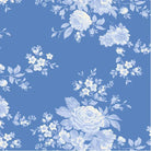 Something Blue by TILDA Carol Night Cornflower fabric with blue floral patterns