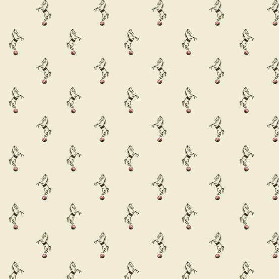 Hazelmont Farm Shirtings fabric with animal-inspired patterns by Max and Louise sold in half-yard increments
