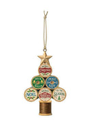 Vintage Spool Tree ornament by Moda designed by Cathe Holden, vintage sewing-themed Christmas decoration.
