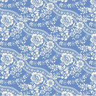 Something Blue Blenders Celeste Floral Blue fabric by Tilda with floral pattern, sold in half-yard increments