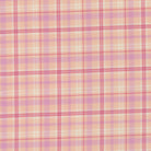 Cannon Beach plaid blush fabric by Crystal Manning for Moda Fabrics with soft coral and aqua tones