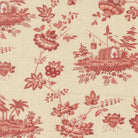 Fleur De Paris Jardinage Florals Pearl Garance fabric by French General for Moda Fabrics, 19th-century floral print on soft pearl background.