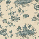 Fleur De Paris Jardinage Florals Pearl French Blue fabric by French General for Moda Fabrics