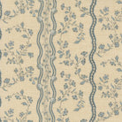 Fleur De Paris Jonquille Stripes Pearl French Blue fabric by French General for Moda Fabrics