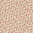Fleur De Paris Topiare Florals Pearl fabric by French General for Moda Fabrics with delicate 19th-century floral design on soft pearl background
