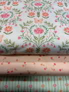 Three coordinating fabrics from 3 Yard Quilt Bundle by Bella Rose Quilts for quilting and sewing projects